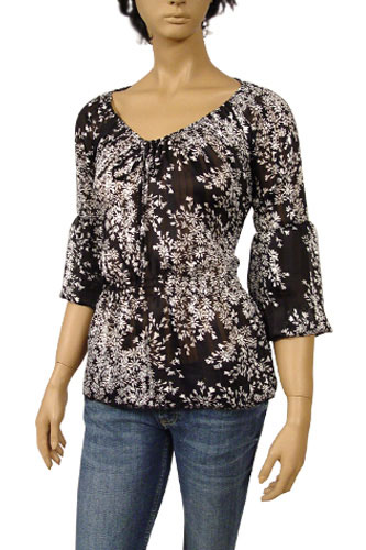 ROBERTO CAVALLI Flower Print Blouse #214
