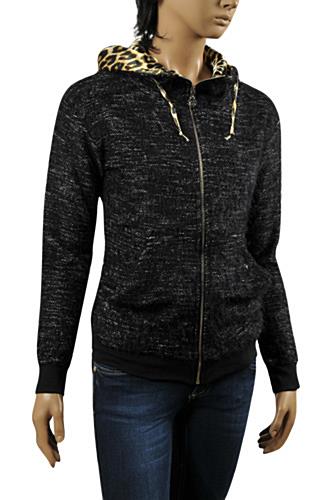 ROBERTO CAVALLI Ladies Zip Up Hooddie #77