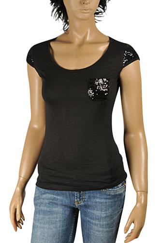 ROBERTO CAVALLI Ladies Short Sleeve Top #0156
