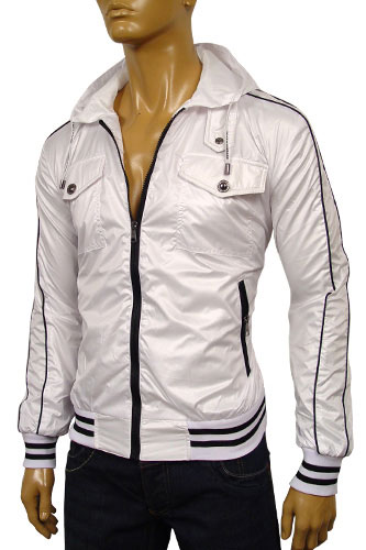 DOLCE & GABBANA Mens Zip Up Hooded Jacket #292