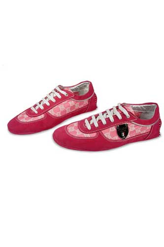 Gucci Lady's Leather Sneakers Shoes #33