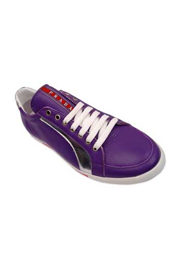 PRADA Ladies Leather Sneakers Shoes #121