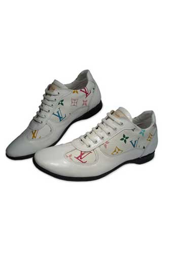 LOUIS VUITTON Lady's Leather Sneaker Shoes #74