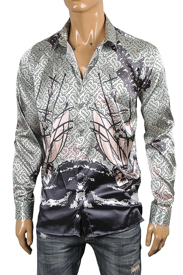 BURBERRY men dress shirt 306