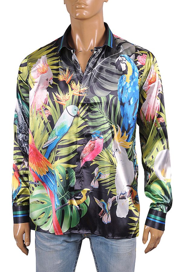 Dolce & Gabbana Men Hawaii Graphic Printed Shirt 480