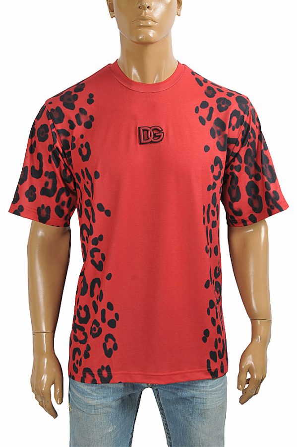 DOLCE&GABBANA Men's T-Shirt With Rubberized Patch 277