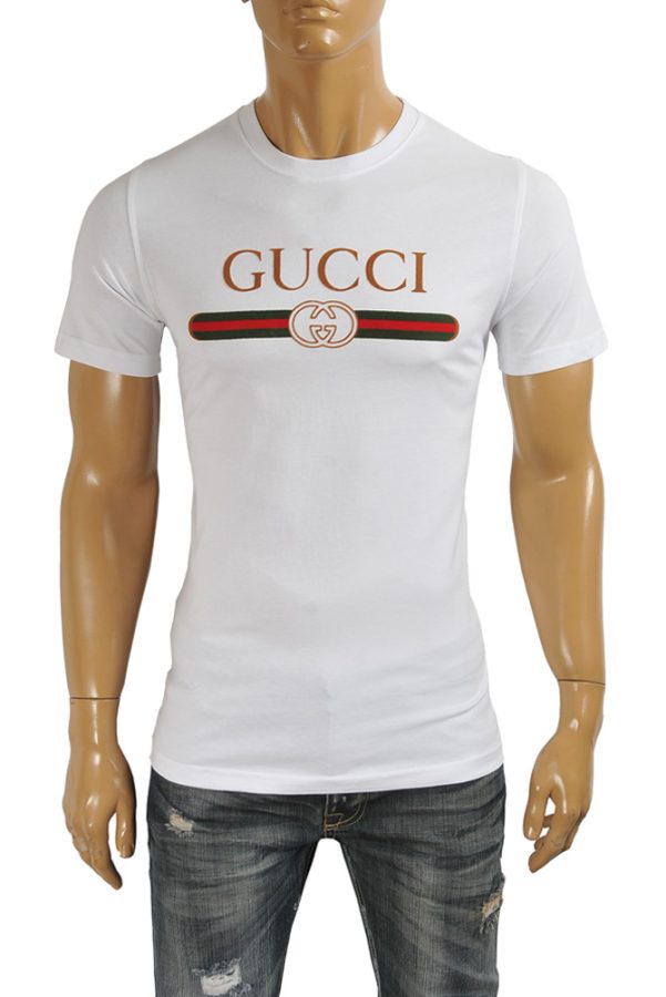 GUCCI Men T-shirt with logo print 318