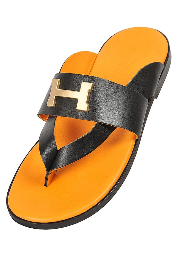 HERMES Mens Leather Sandals 302