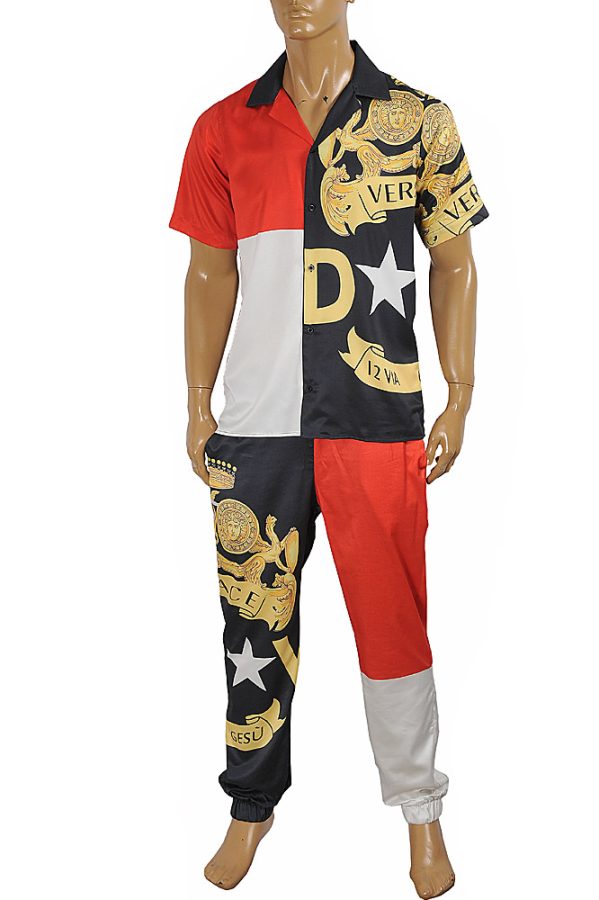 VERSACE Medusa amplified-print shirt and pants set 30